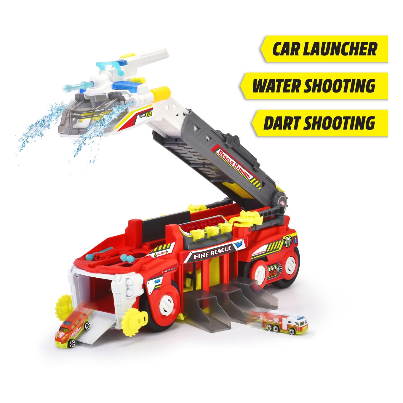 Dickie Fire Tanker Feuerwehr Speelset