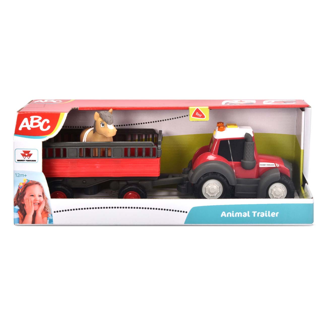 ABC Massey Ferguson mit Anhänger und Pferd