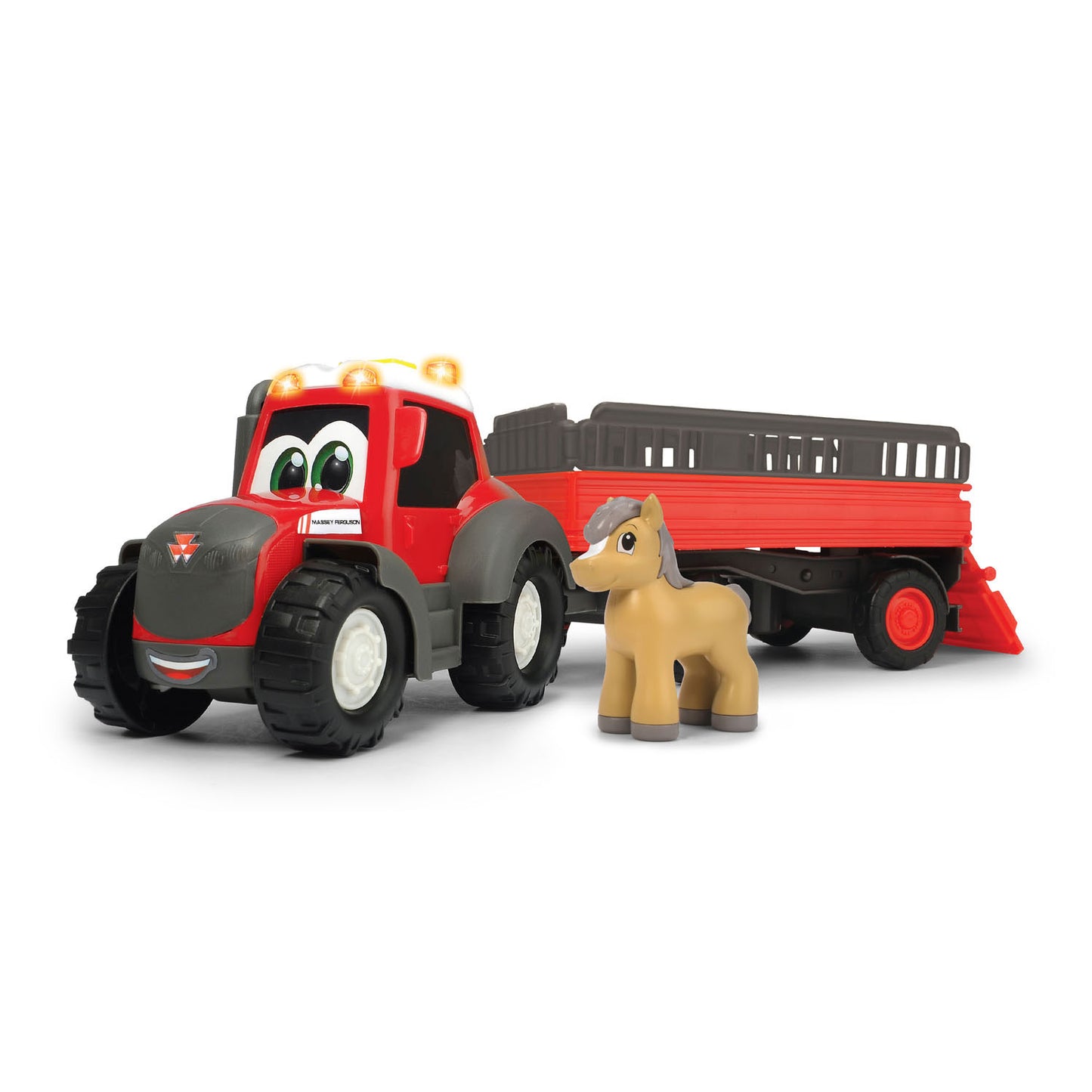 ABC Massey Ferguson mit Anhänger und Pferd