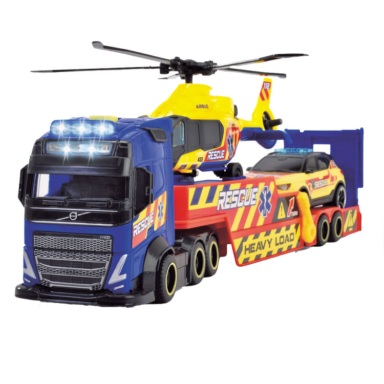 Dickie -Transporter mit Rettungshubschrauber