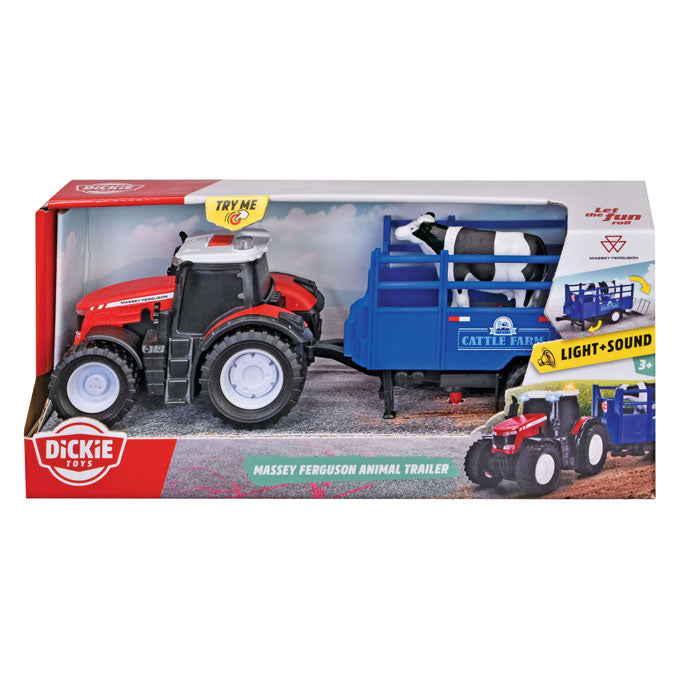 Dickie Massey Ferguson Traktor mit Tieranhänger