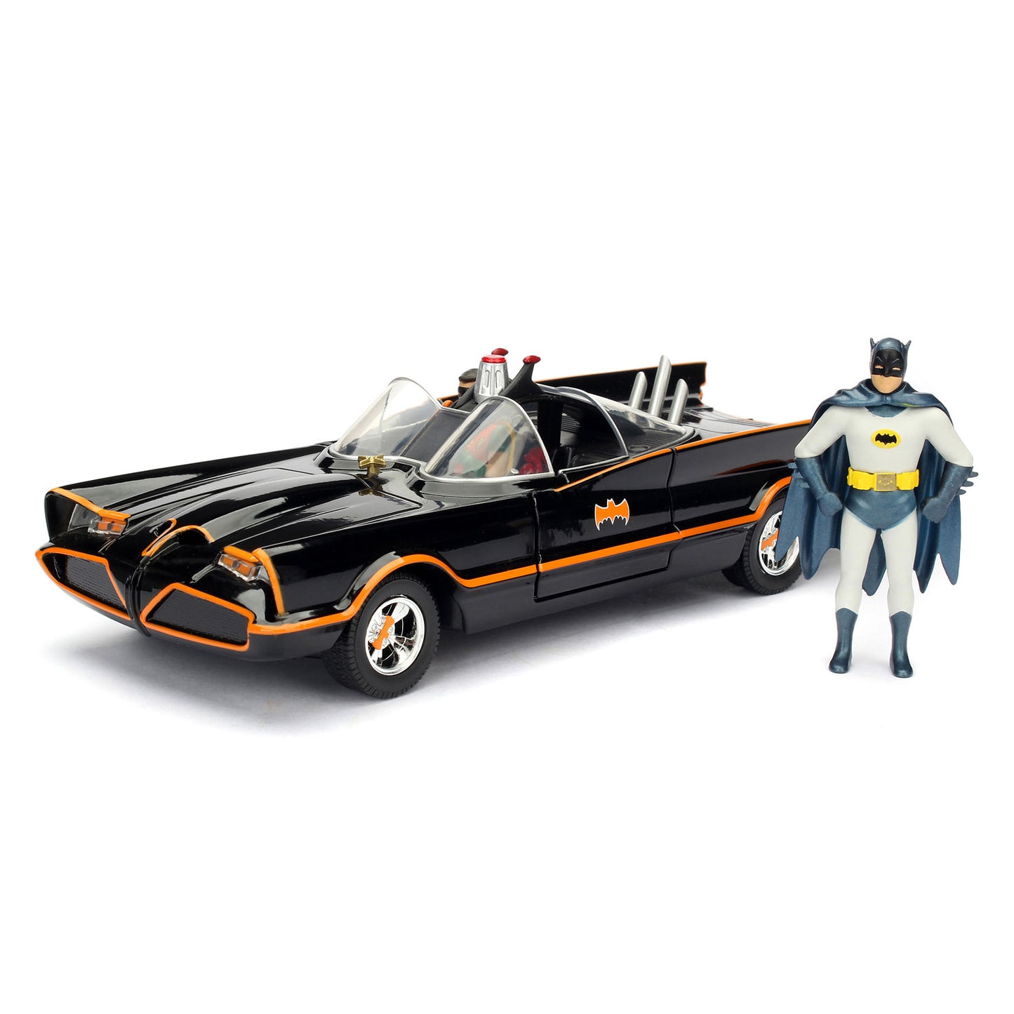Jada Die Besetzung Batman 1966 Klassiker Batmobil Auto 1:24