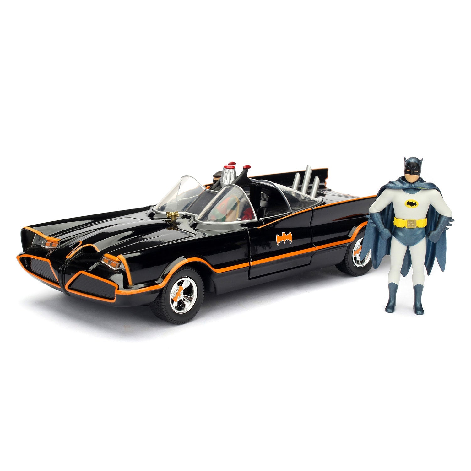Jada Die Besetzung Batman 1966 Klassiker Batmobil Auto 1:24