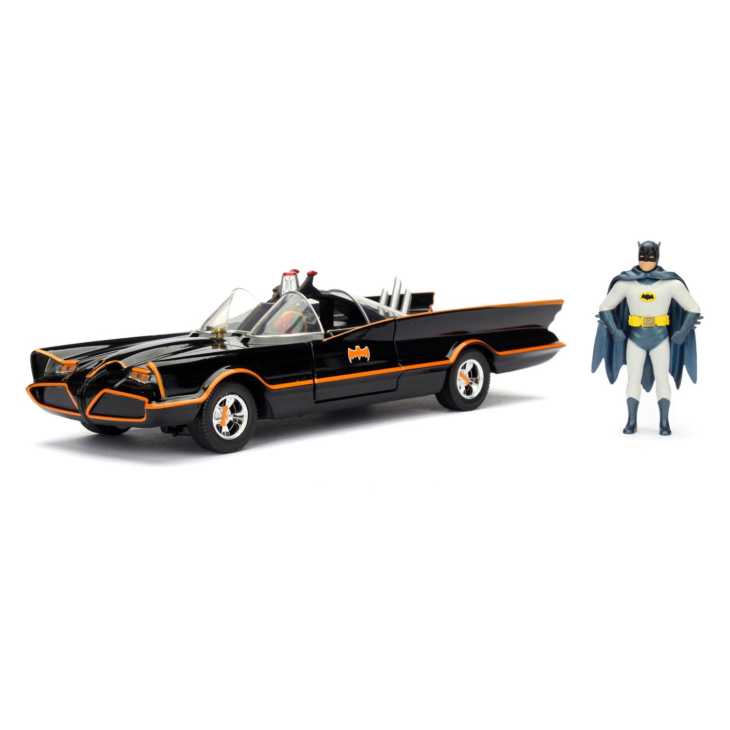 Jada Die Besetzung Batman 1966 Klassiker Batmobil Auto 1:24
