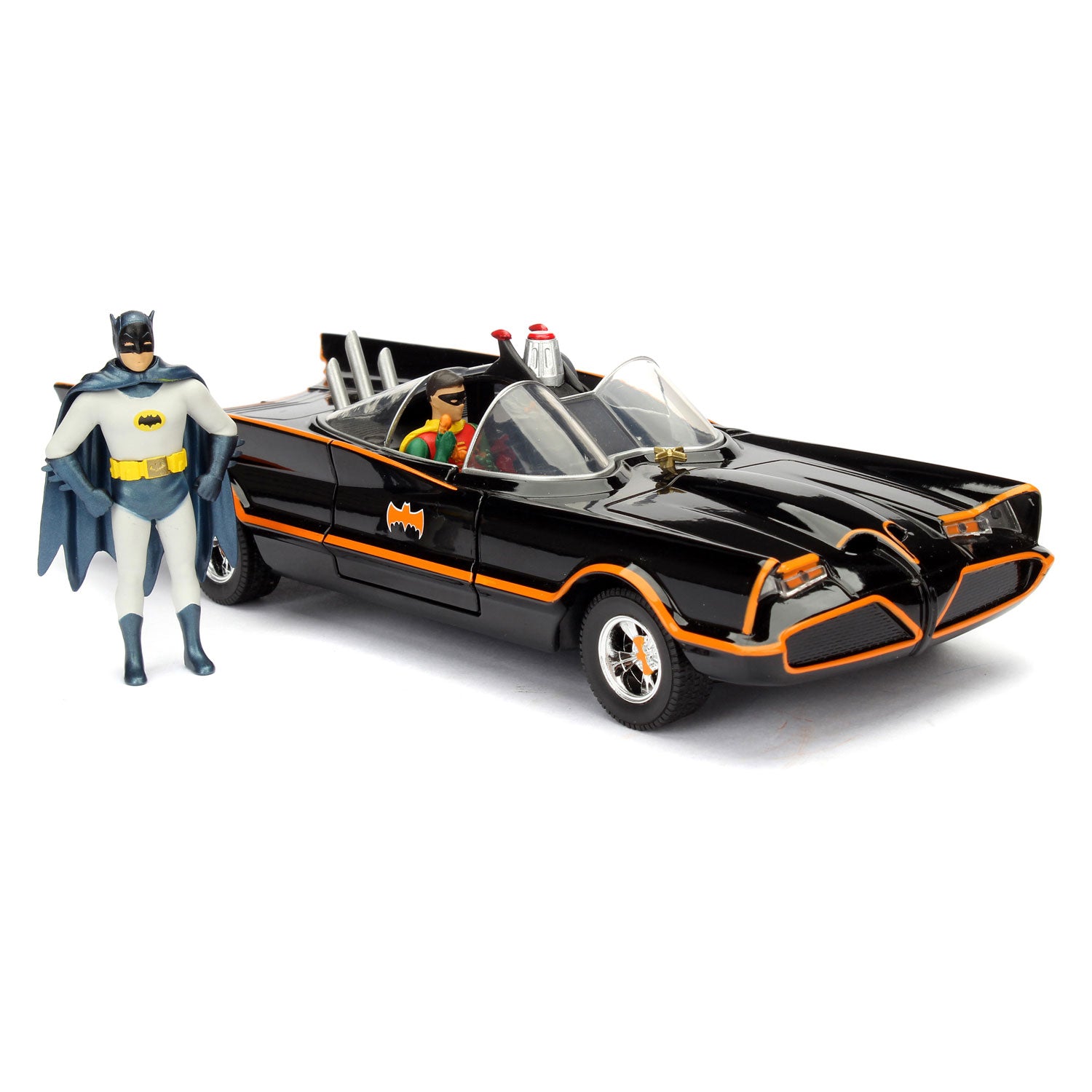 Jada Die Besetzung Batman 1966 Klassiker Batmobil Auto 1:24