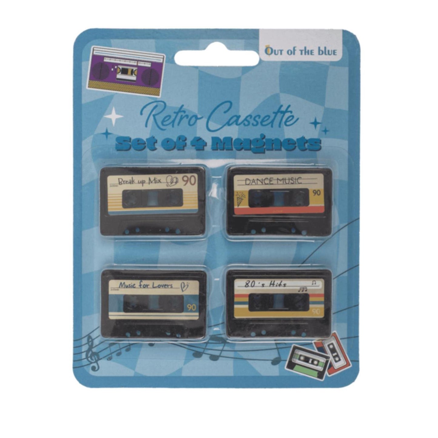 Ootb Kühlschrankmagnet-Kassetten-Set mit 4 Stück.
