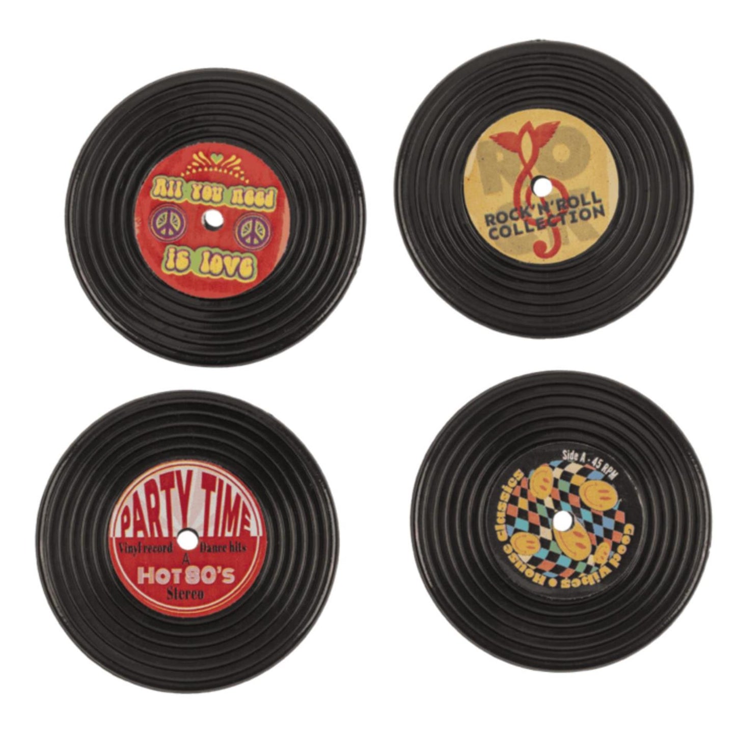 Ootb Kühlschrankmagnete LP 4,2x4,2cm 4er-Set