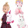 TOI-TOYS Einhorn Kuschel-Rucksack 30 cm
