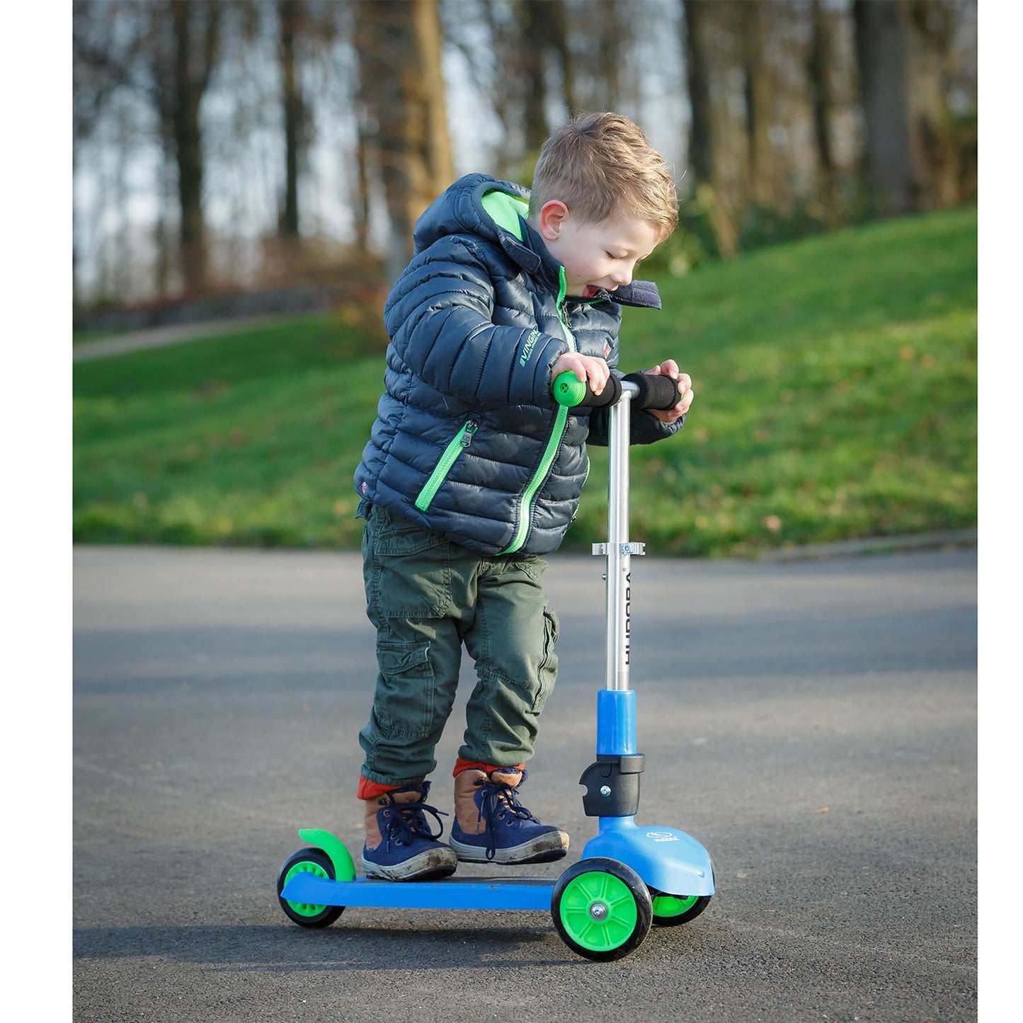 Hudora Flitzkids Schritt Blauw