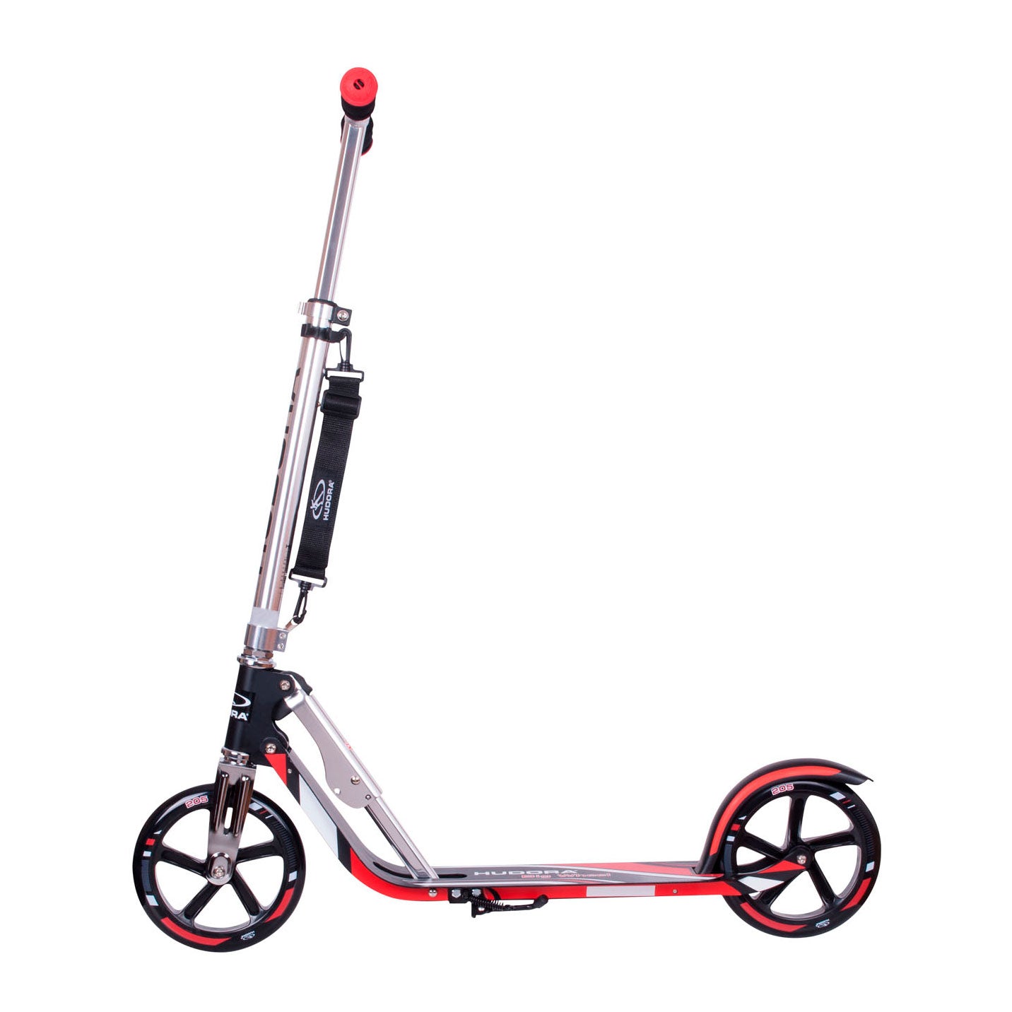 Hudora Scooter Big Wheel Step Rx205 - Schwarzrot