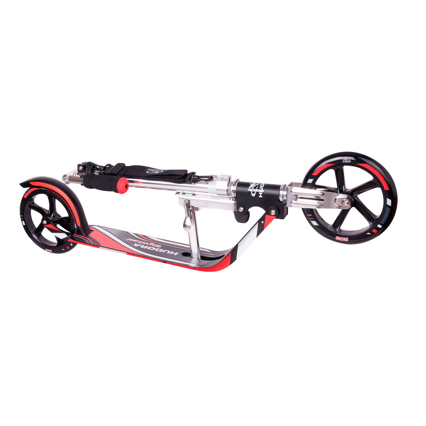 Hudora Scooter Big Wheel Step Rx205 - Schwarzrot