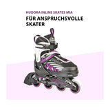 Hudora Skeelers Mia Black Purple, Größe 37-40 - afbeelding 1