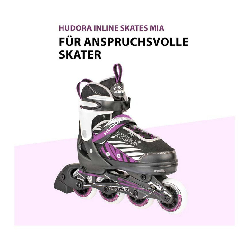 Hudora Skeelers Mia Black Purple, Größe 37-40