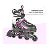 Hudora Skeelers Mia Black Purple, Größe 37-40