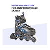 Hudora Skeelers Leon Blauw Black, Größe 37-40
