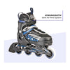 Hudora Skeelers Leon Blauw Black, Größe 37-40