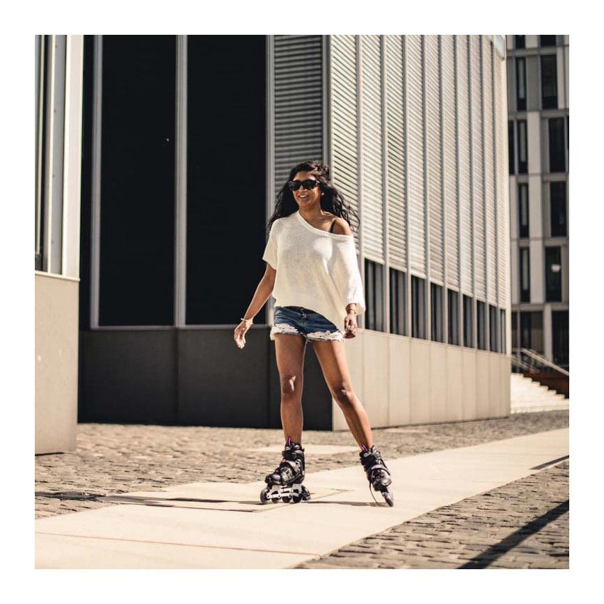 Hudora Skeelers Leon Blauw Black, Größe 37-40