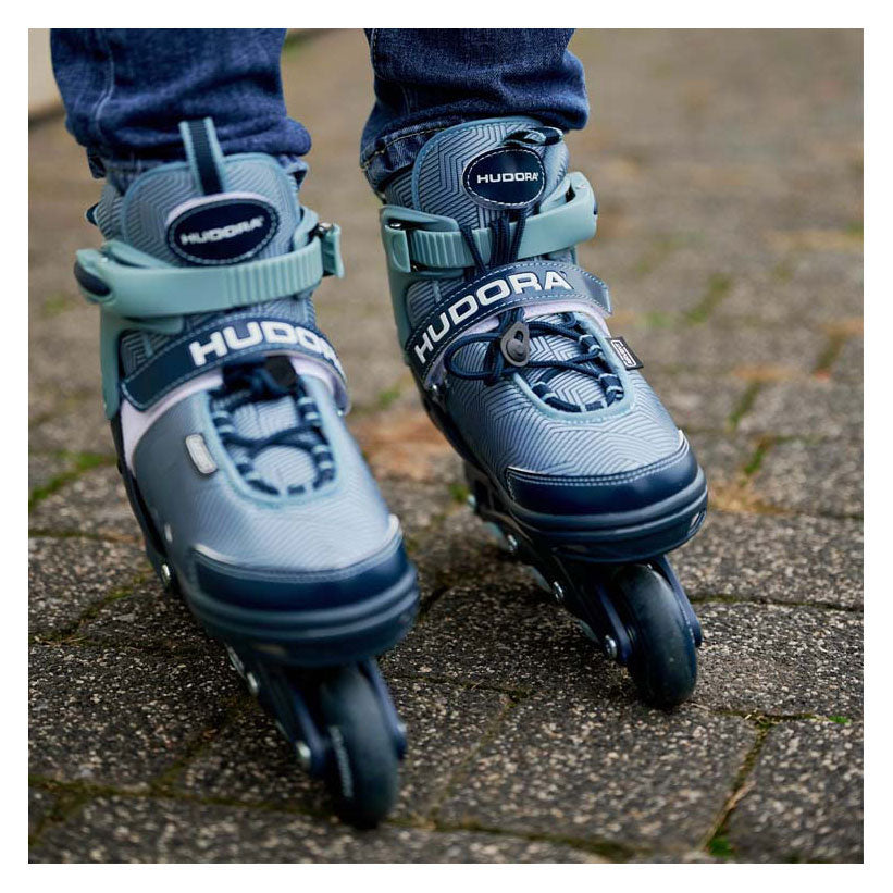 Hudora Skeelers Leon 2.0 Ozeanblau, Größe 33-36