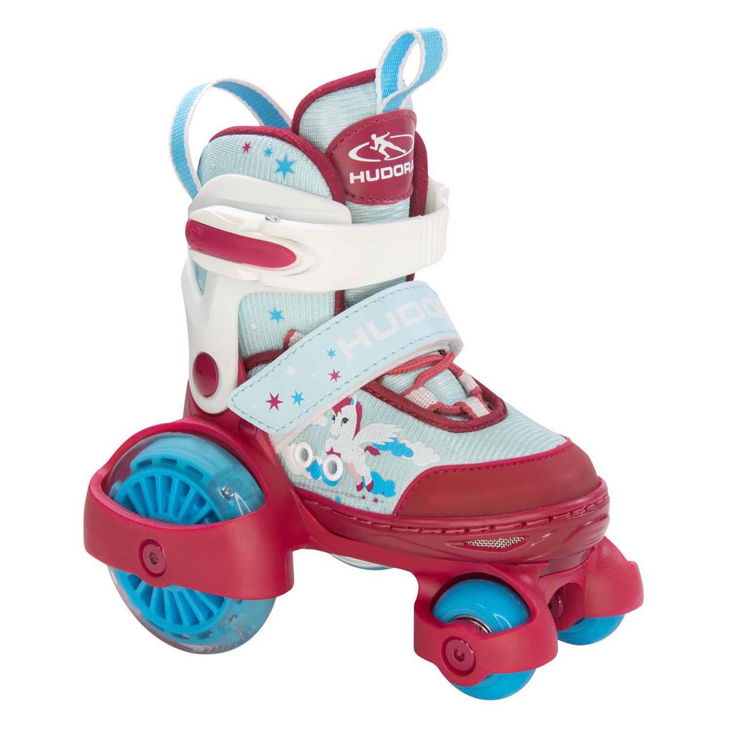 Hudora Roller Skates mein erstes Quad-LED Eenhoorn, Größe 30-33