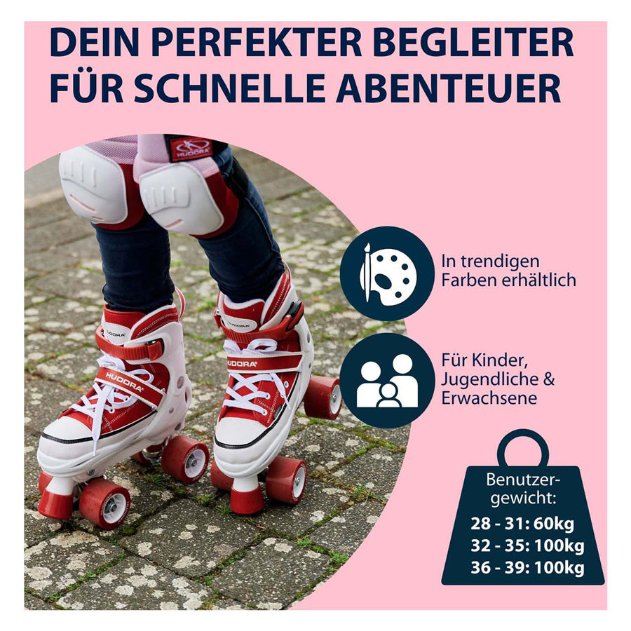 Hudora Roller Skating Sneaker Amber, Größe 36-39