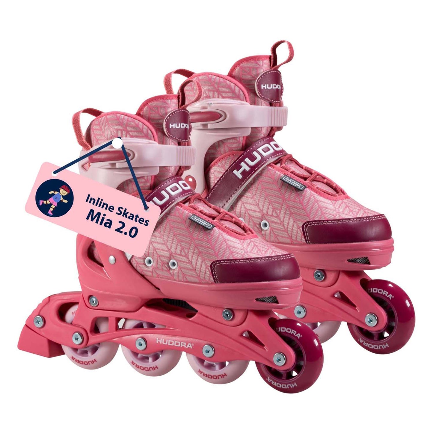Hudora Inline Skeelers Mia 2.0 Pixie, Größe 37-40