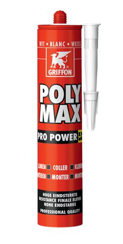Griffon Polymax Pro-Power Montageset 425gr weiß | 12 Stk