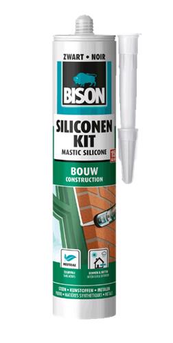 Bison Silikon-Dichtstoff Konstruktion schwarz 310 ml