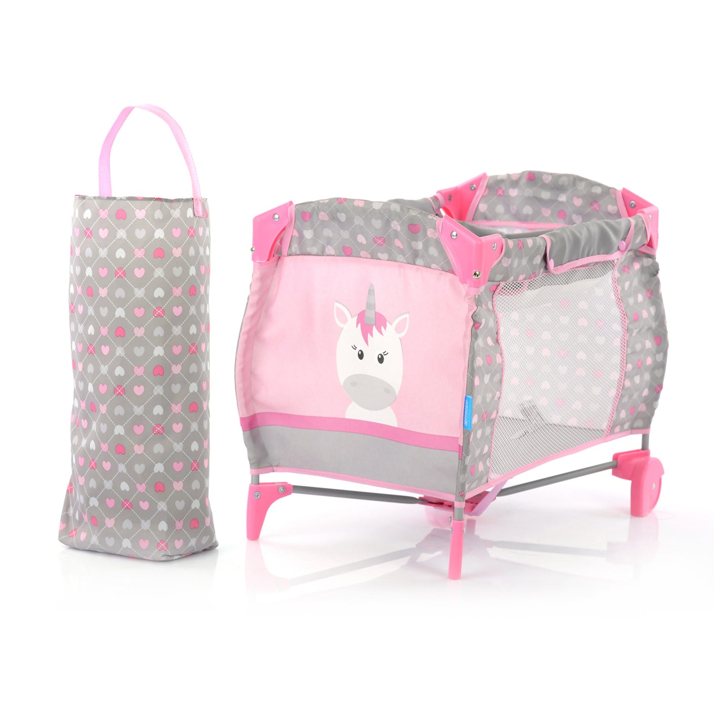 Hauck faltbares Puppenbett Einhorn