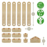 RC-Holzwaage-Set, 15-teilig. - afbeelding 2