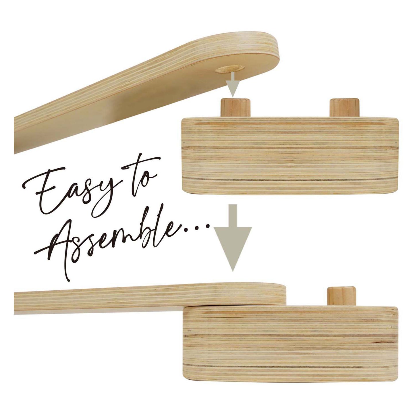 RC-Holzwaage-Set, 15-teilig.