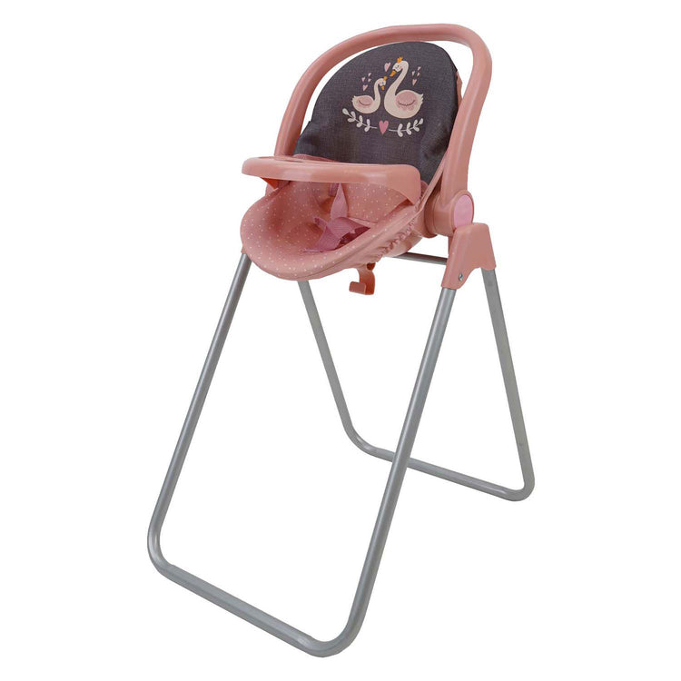 3-in-1 Puppenstuhl, Schaukel, Autositz - Schwan