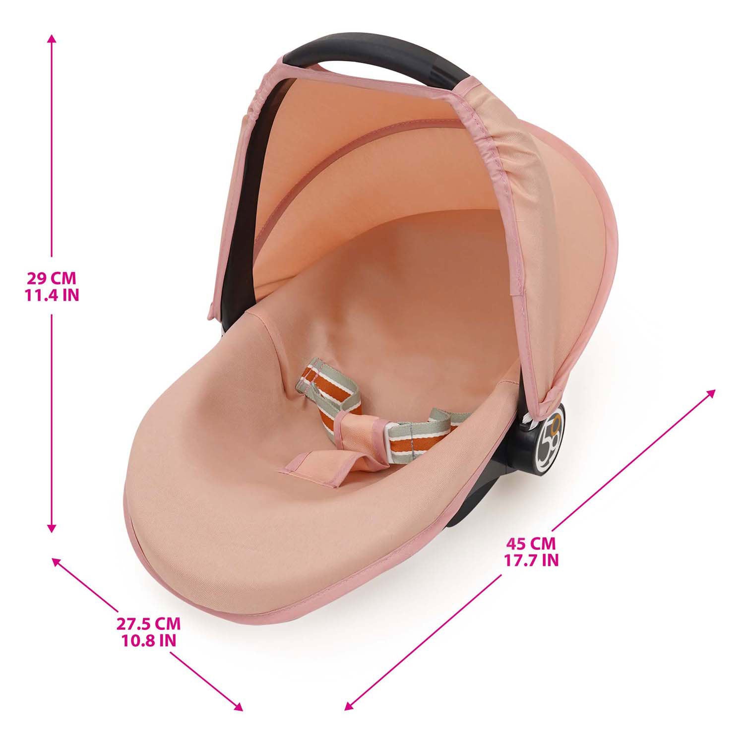 3-in-1-Marionettenauto-Sitzrosa