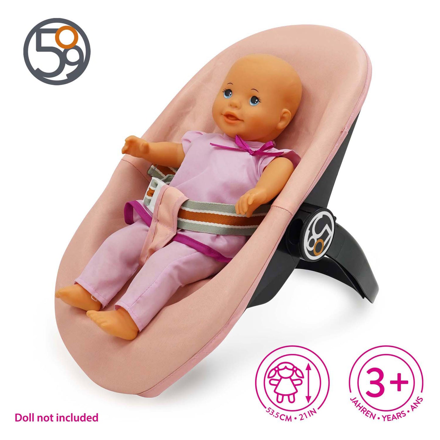 3-in-1-Marionettenauto-Sitzrosa