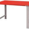 Ty Bahco Werkbank | schwer-du | mit Stahlarbeitsplatte | 4 Beine | orange | 1500 mm x 750 mm x 1030 mm – 1495wb15ts