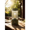 Anna's Collection LED-Laterne oliv 24x9cm auf USB
