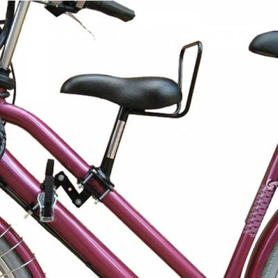Sattel-Kindersitz auf Schlauch-Damenfahrrad