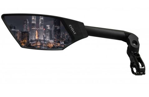 Evoas Spiegel E-Bike Luxus schwarz links + rechts verstellbar