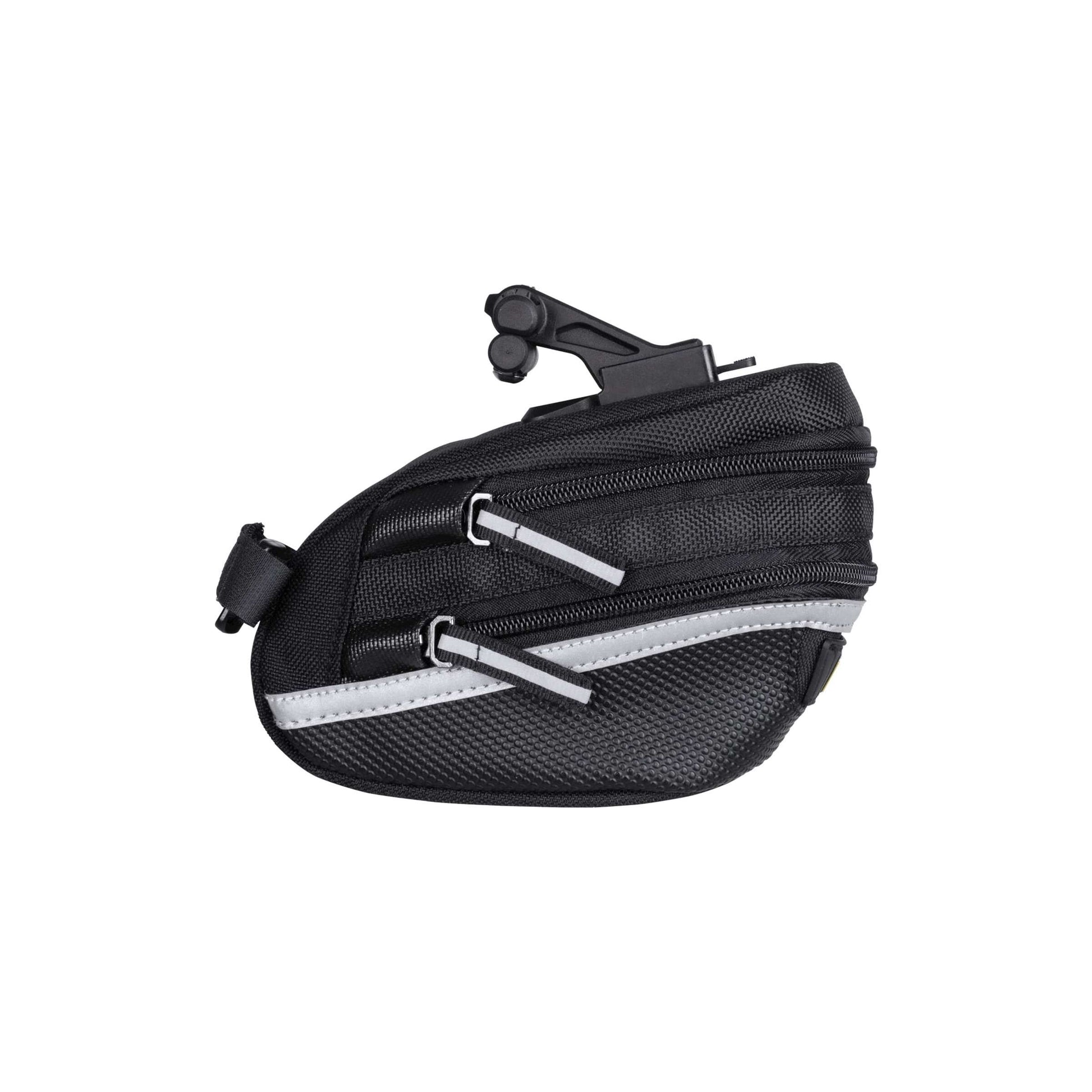Topeak -Satteltasche WP II M, Schwarz, Wasserrepellent, Polyester, Adapter, 1,25L, QuickClick, Reflecting, 152G