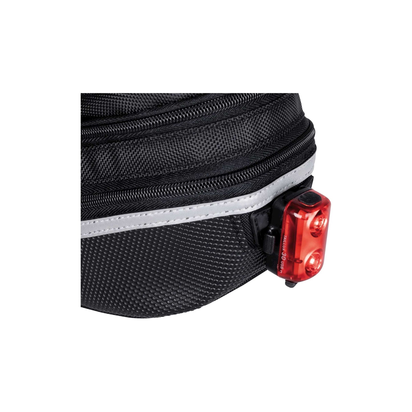 Topeak -Satteltasche WP II M, Schwarz, Wasserrepellent, Polyester, Adapter, 1,25L, QuickClick, Reflecting, 152G