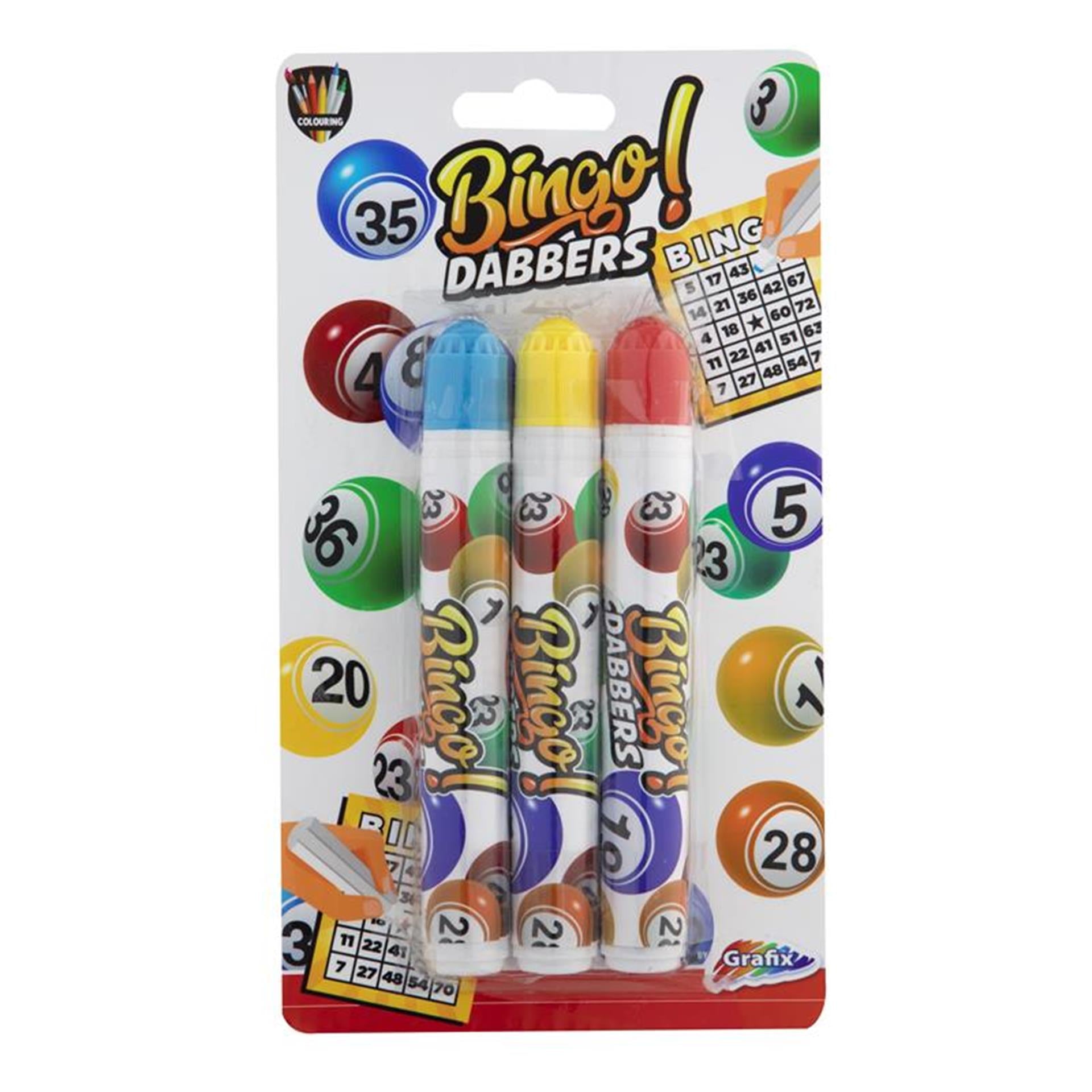 Bingo -Marker der kreativen Handwerksgruppe, 3st