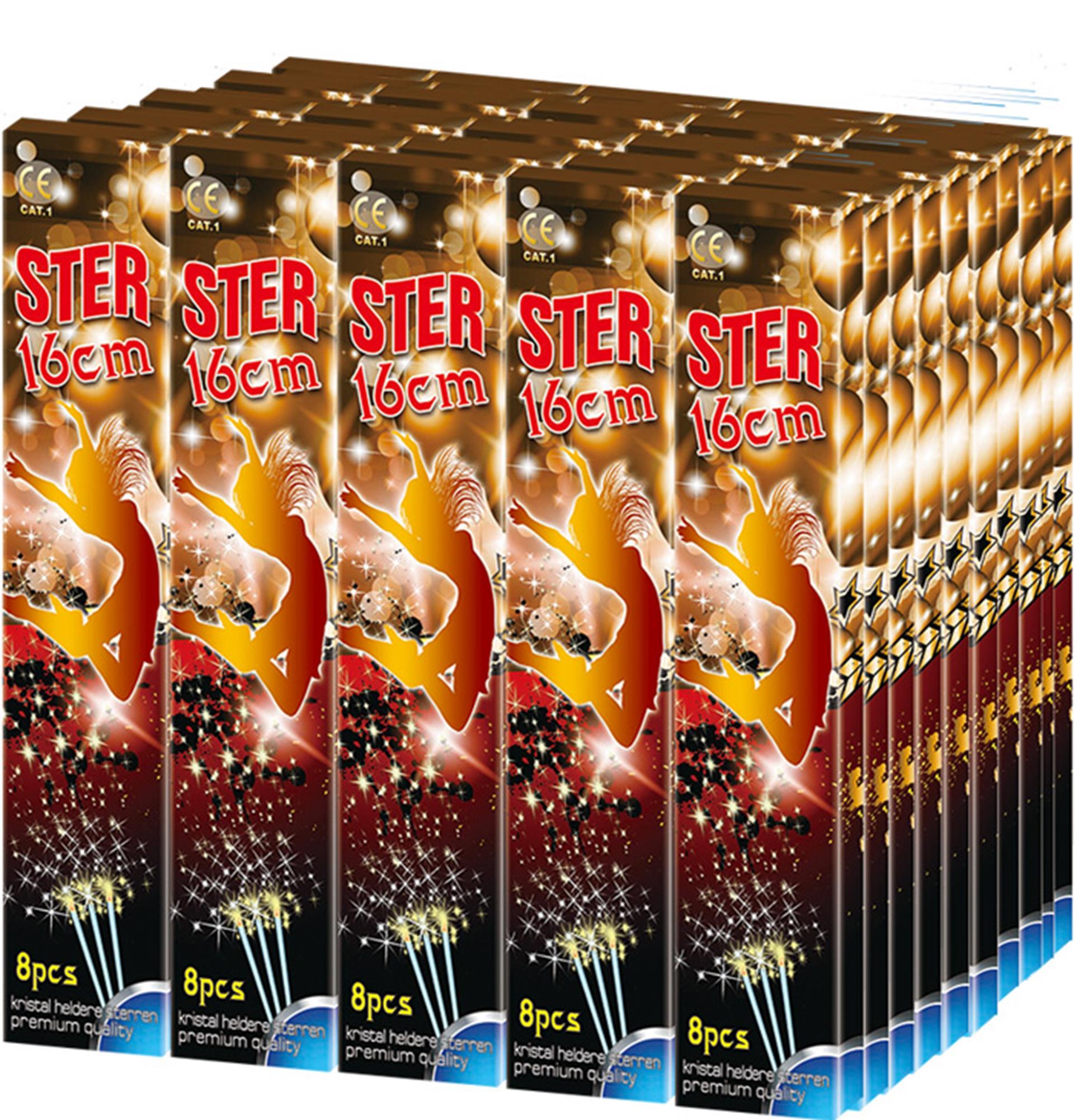 Broekhoff Sterne 16cm 50er Pack à 8 Stück