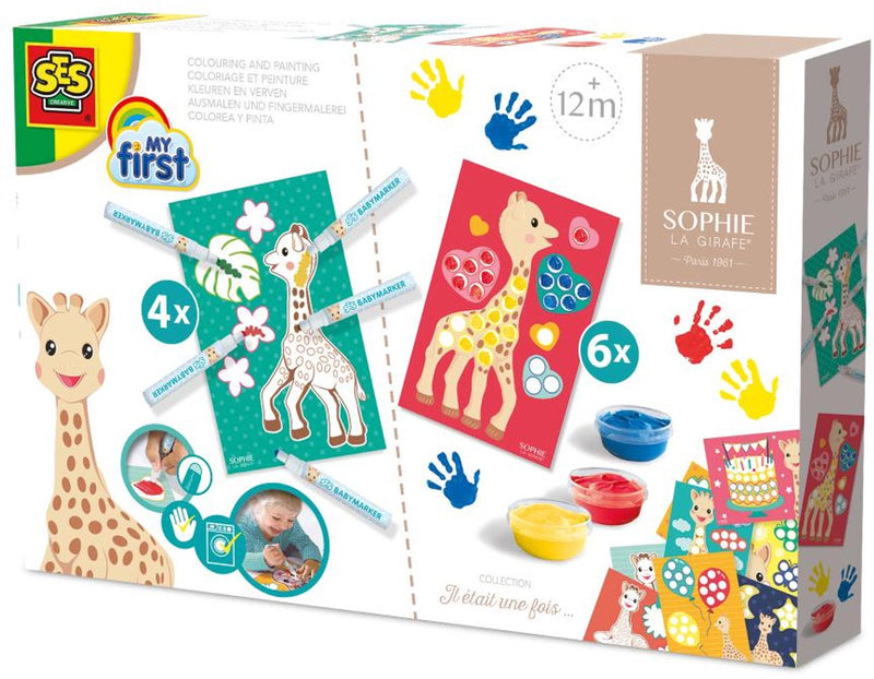 SES My First - Sophie La Girafe - Farben und Farben