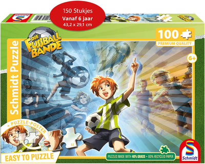 Schmidt – legpuzzel – de voetbalbende, vechtlust, – die fussballbande – 150 stücke – kinder – vor 6 jahren