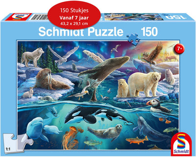 Schmidt - Puzzle - Tiere in der Arktis - 150 Teile - Kinder - ab 7 Jahren