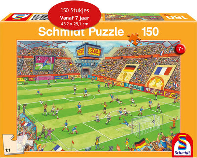 Schmidt - Puzzle - Finale im Fußballstadion - 150 Teile - Kinder - ab 7 Jahren