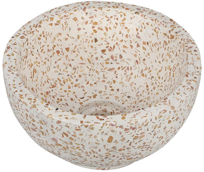 Differnz Boomer Waskom - 21x12cm - rund - Terazzo - Beige