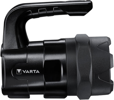 Varta Indestructible BL20 Pro Taschenlampe – 400 Lumen – 400 Meter Leuchtweite – inklusive 6x AA-Batterien – IP54 spritzwassergeschützt – sturzsicher bis zu 4 Meter