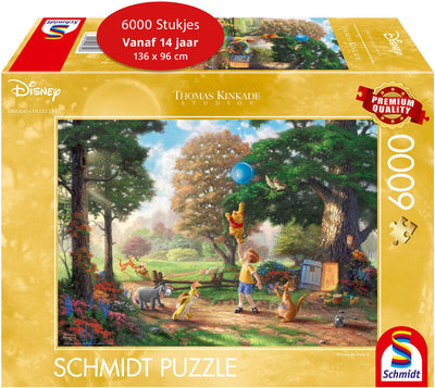 Schmidt - Puzzle - Disney, Mickey Minnie in Mexiko - Thomas Kinkade Studios - 6000 Teile - Erwachsene - ab 14 Jahren