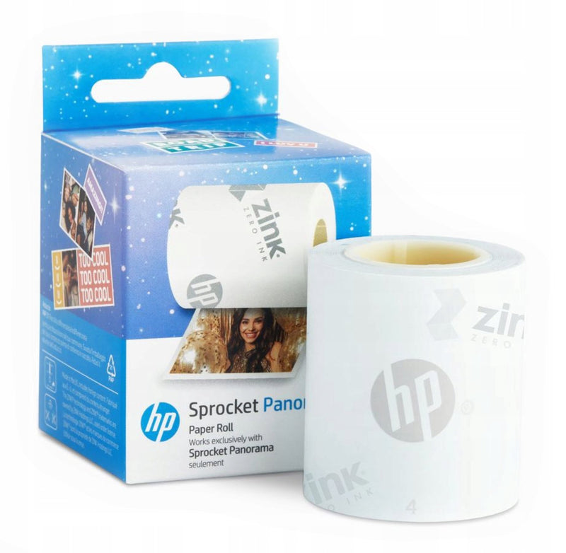 HP – Papier für 500 Panorama – Sofortdruck – Druckpapier – 54 Ausdrucke – Erstellen Sie 0,5 bis 2 Zoll lange Farbfotos