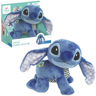Clementoni Baby Disney Stitch Krabbelspielzeug, interaktives Kuscheltier